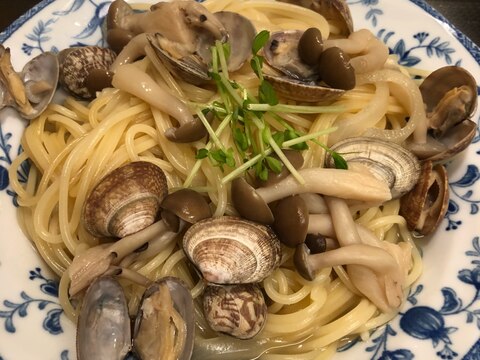 アサリのダシが美味しい♪ボンゴレ スパゲティ^_^